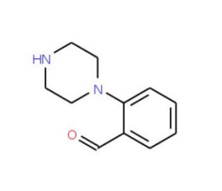 2-Piperazin-1-ylbenzaldehyde (CAS 736991-52-9) - chemical structure image