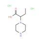 2-Piperazin-1-ylbutanoic acid dihydrochloride - chemical structure image