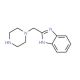 2-Piperazin-1-ylmethyl-1H-benzoimidazole (CAS 59052-85-6) - chemical structure image