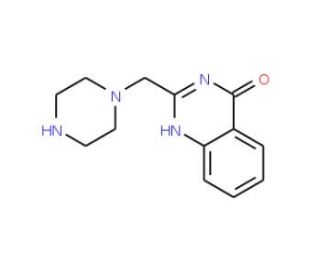 2-Piperazin-1-ylmethyl-3H-quinazolin-4-one - chemical structure image