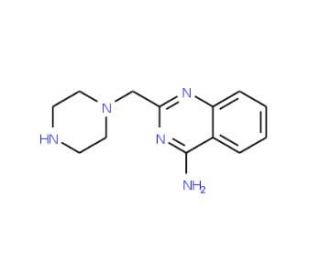 2-(piperazin-1-ylmethyl)quinazolin-4-amine - chemical structure image