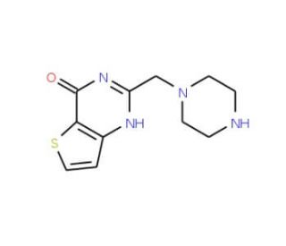2-(piperazin-1-ylmethyl)thieno[3,2-d]pyrimidin-4(3H)-one - chemical structure image
