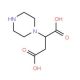 2-Piperazin-1-ylsuccinic acid - chemical structure image