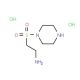 2-(piperazine-1-sulfonyl)ethan-1-amine dihydrochloride - chemical structure image