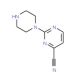 2-Piperazino-4-pyrimidinecarbonitrile - chemical structure image