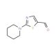 2-Piperidin-1-yl-1,3-thiazole-5-carboxaldehyde (CAS 129865-52-7) - chemical structure image