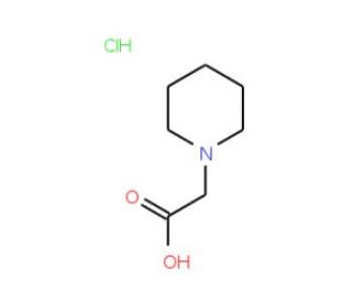 2-(piperidin-1-yl)acetic acid hydrochloride (CAS 3235-68-5) - chemical structure image