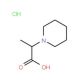 2-Piperidin-1-yl-propionic acid hydrochloride - chemical structure image