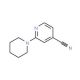 2-Piperidin-1-ylisonicotinonitrile (CAS 127680-89-1) - chemical structure image