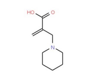 2-Piperidin-1-ylmethyl acrylic acid (CAS 4969-03-3) - chemical structure image