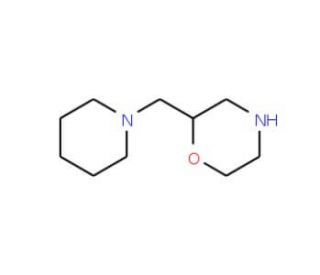 2-Piperidin-1-ylmethyl-morpholine - chemical structure image