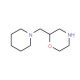 2-Piperidin-1-ylmethyl-morpholine - chemical structure image