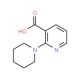 2-piperidin-1-ylnicotinic acid (CAS 78253-61-9) - chemical structure image