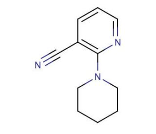 2-piperidin-1-ylnicotinonitrile (CAS 34595-23-8) - chemical structure image