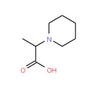 2-Piperidin-1-ylpropanoic acid (CAS 69181-71-1) - chemical structure image
