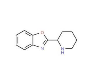 2-Piperidin-2-yl-1,3-benzoxazole - chemical structure image