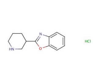 2-piperidin-3-yl-1,3-benzoxazole hydrochloride - chemical structure image