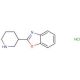 2-piperidin-3-yl-1,3-benzoxazole hydrochloride - chemical structure image