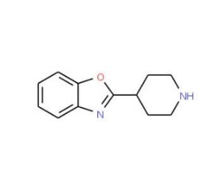 2-Piperidin-4-yl-1,3-benzoxazole (CAS 51784-03-3) - chemical structure image
