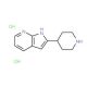 2-Piperidin-4-yl-1H-pyrrolo[2,3-b]pyridinedihydrochloride - chemical structure image