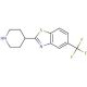 2-piperidin-4-yl-5-(trifluoromethyl)-1,3-benzothiazole - chemical structure image