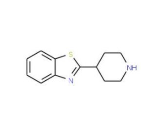 2-Piperidin-4-yl-benzothiazole (CAS 51784-73-7) - chemical structure image
