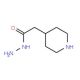 2-Piperidin-4-ylacetohydrazide - chemical structure image