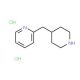 2-Piperidin-4-ylmethylpyridine dihydrochloride - chemical structure image