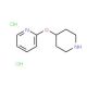 2-(Piperidin-4-yloxy)pyridine dihydrochloride (CAS 28033-37-6) - chemical structure image