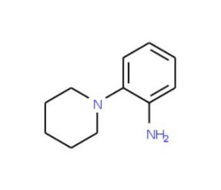 2-Piperidinoaniline (CAS 39643-31-7) - chemical structure image
