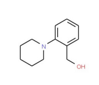 (2-Piperidinophenyl)methanol (CAS 87066-94-2) - chemical structure image