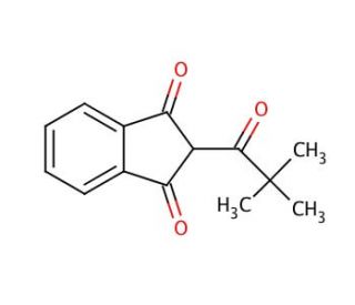 2-Pivaloyl-1,3-indandione (CAS 83-26-1) - chemical structure image