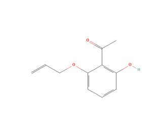 2&prime;-(Allyloxy)-6&prime;-hydroxyacetophenone (CAS 23226-84-8) - chemical structure image