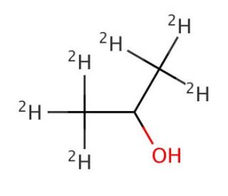 2-Propanol-1,1,1,3,3,3-d<sub>6</sub> (CAS 3976-29-2) - chemical structure image