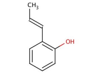 2-Propenylphenol, mixture of cis and trans (CAS 6380-21-8) - chemical structure image