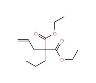 2-Propenylpropylpropanedioic Acid Diethyl Ester (CAS 59726-38-4) - chemical structure image