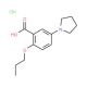 2-Propoxy-5-pyrrolidin-1-yl-benzoic acid hydrochloride - chemical structure image