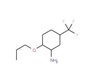 2-propoxy-5-(trifluoromethyl)cyclohexanamine - chemical structure image