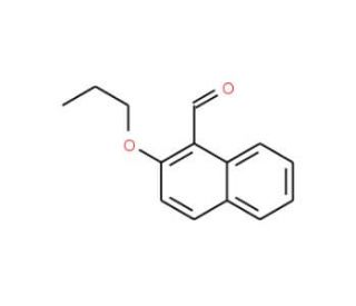 2-Propoxy-naphthalene-1-carbaldehyde (CAS 885-26-7) - chemical structure image