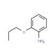 2-Propoxy-phenylamine - chemical structure image