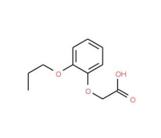 (2-propoxyphenoxy)acetic acid - chemical structure image