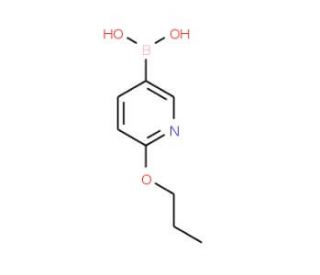 2-Propoxypyridine-5-boronic acid (CAS 1150114-50-3) - chemical structure image
