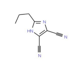 2-Propyl-1H-imidazole-4,5-dicarbonitrile (CAS 51802-42-7) - chemical structure image
