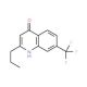 2-Propyl-7-trifluoromethyl-4-quinolinol (CAS 1070879-98-9) - chemical structure image