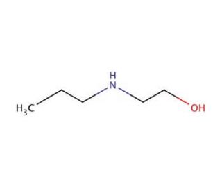 2-(Propylamino)ethanol (CAS 16369-21-4) - chemical structure image