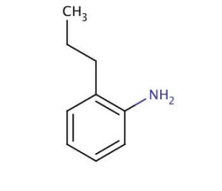 2-Propylaniline (CAS 1821-39-2) - chemical structure image