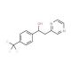 2-Pyrazin-2-yl-1-(4-trifluoromethylphenyl)ethanol (CAS 502625-51-6) - chemical structure image