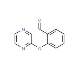 2-(pyrazin-2-yloxy)benzaldehyde - chemical structure image