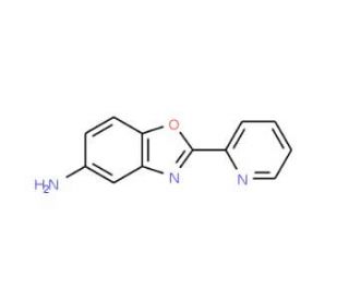 2-Pyridin-2-yl-benzooxazol-5-ylamine (CAS 61431-37-6) - chemical structure image