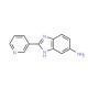2-Pyridin-3-yl-1H-benzoimidazol-5-ylamine (CAS 1571-99-9) - chemical structure image
